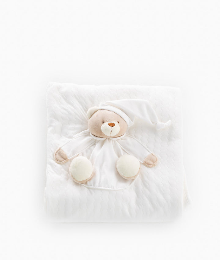 3D Bear Blanket - Beige