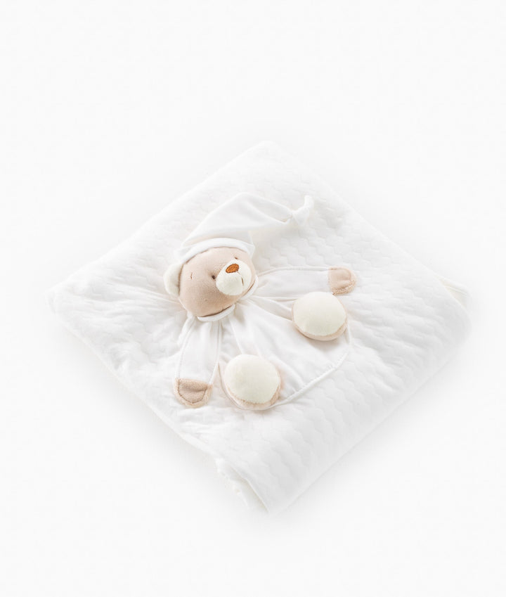 3D Bear Blanket - Beige