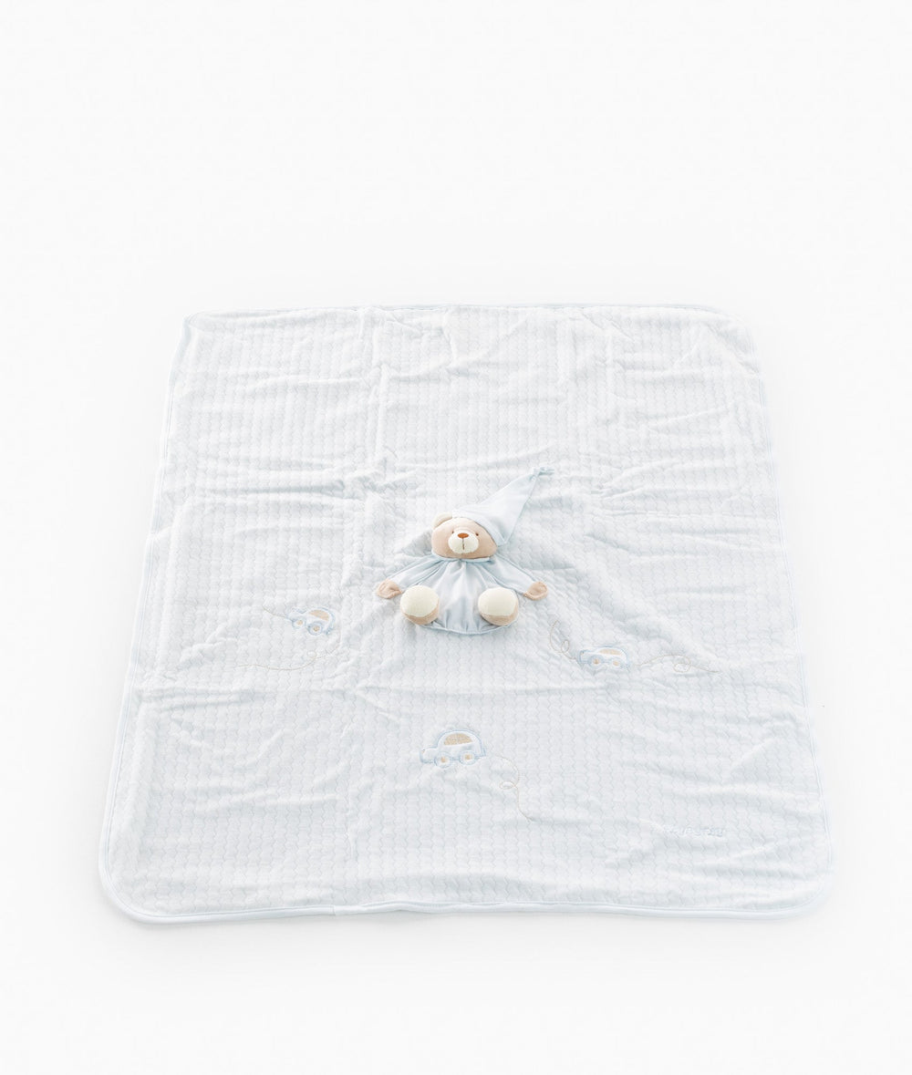 3D Bear Blanket - Blue