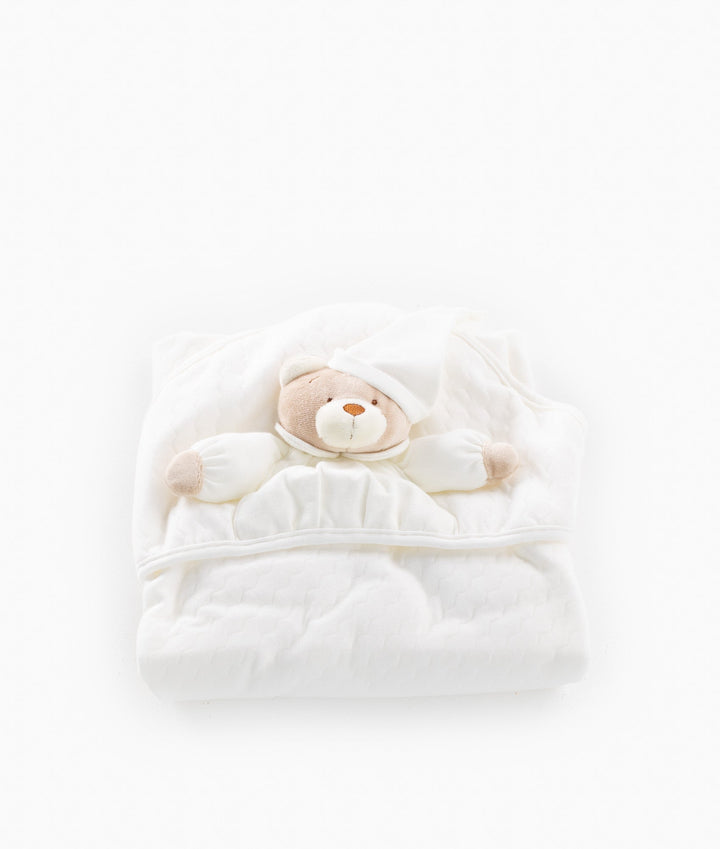 3D Bear Swaddle - Beige