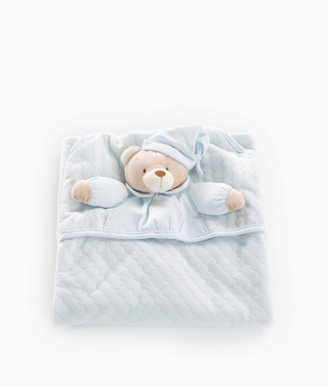 3D Bear Swaddle - Blue