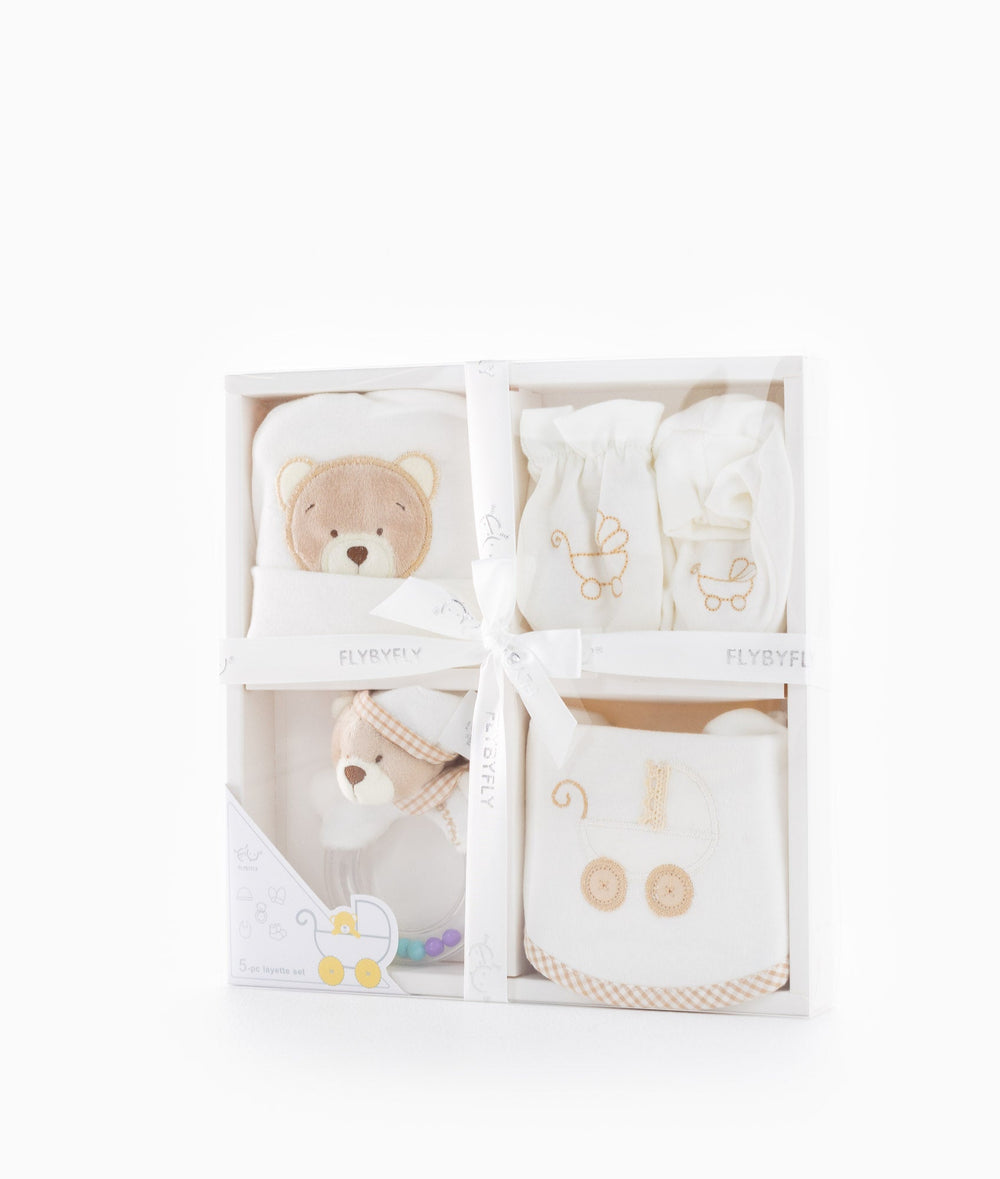 5pc Baby Set - Beige