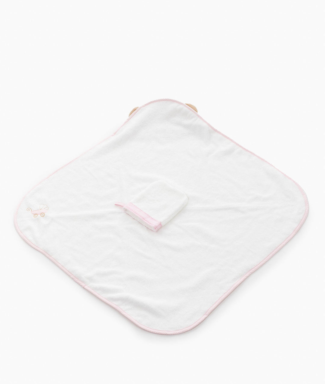 Baby Bear Bath Towel - Pink