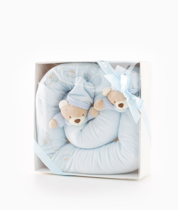 Baby Bear Bolster - Blue