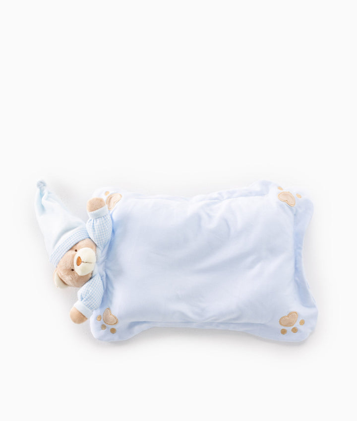 Baby Bear Pillow - Blue