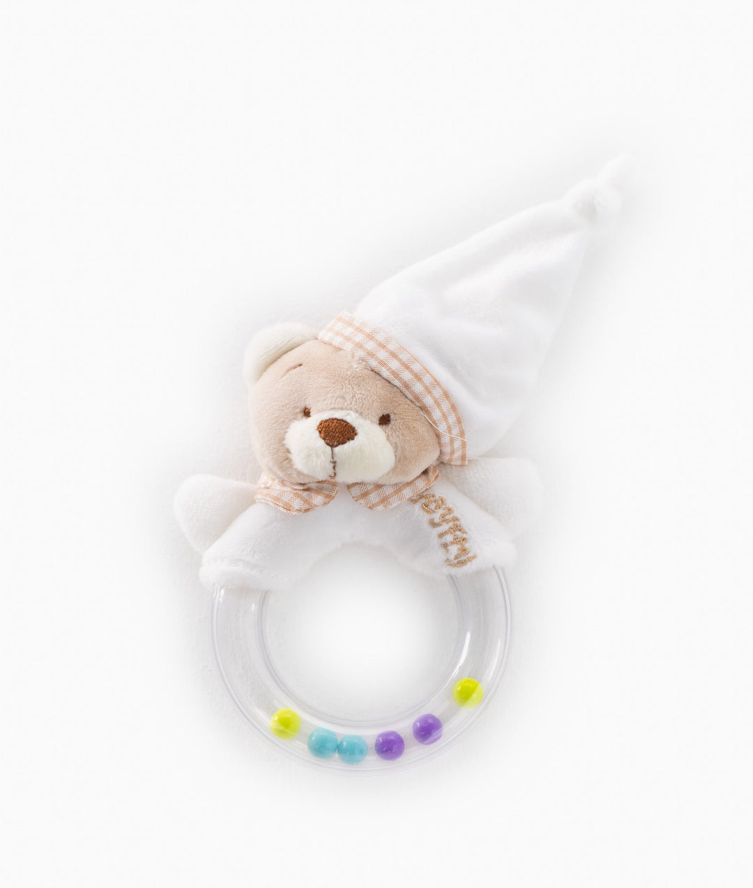 Baby Bear Rattle - Beige