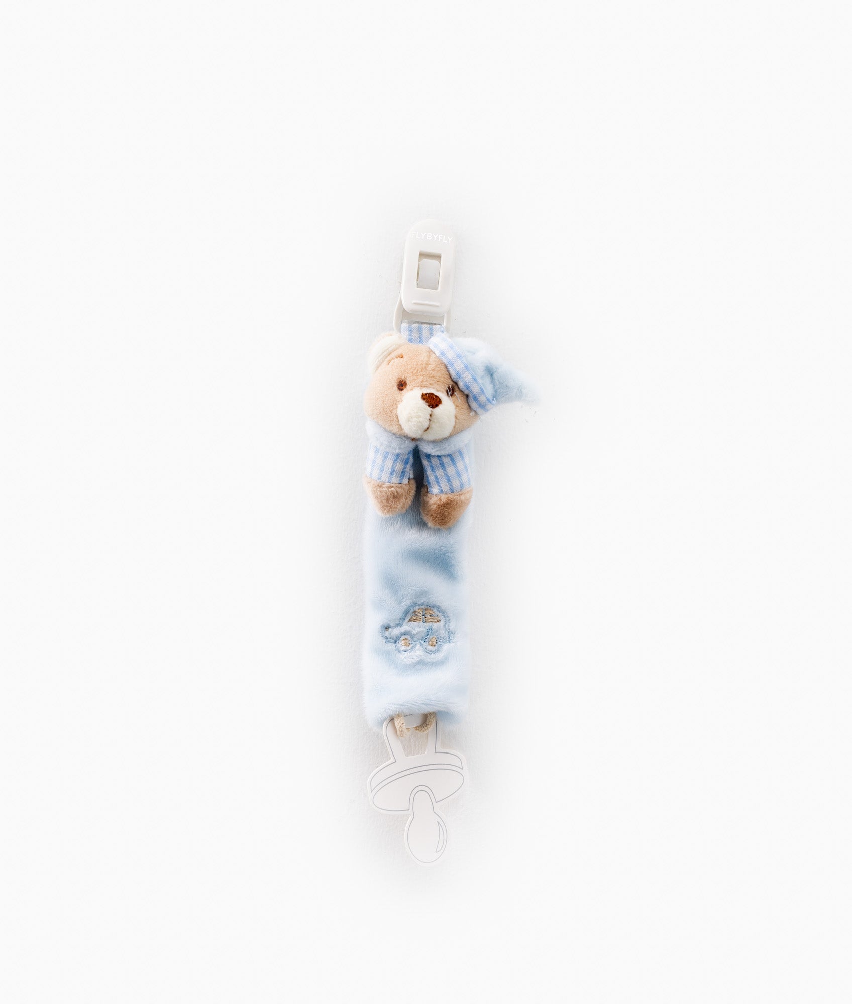 Baby Comforter Dummy Clip Set Blue