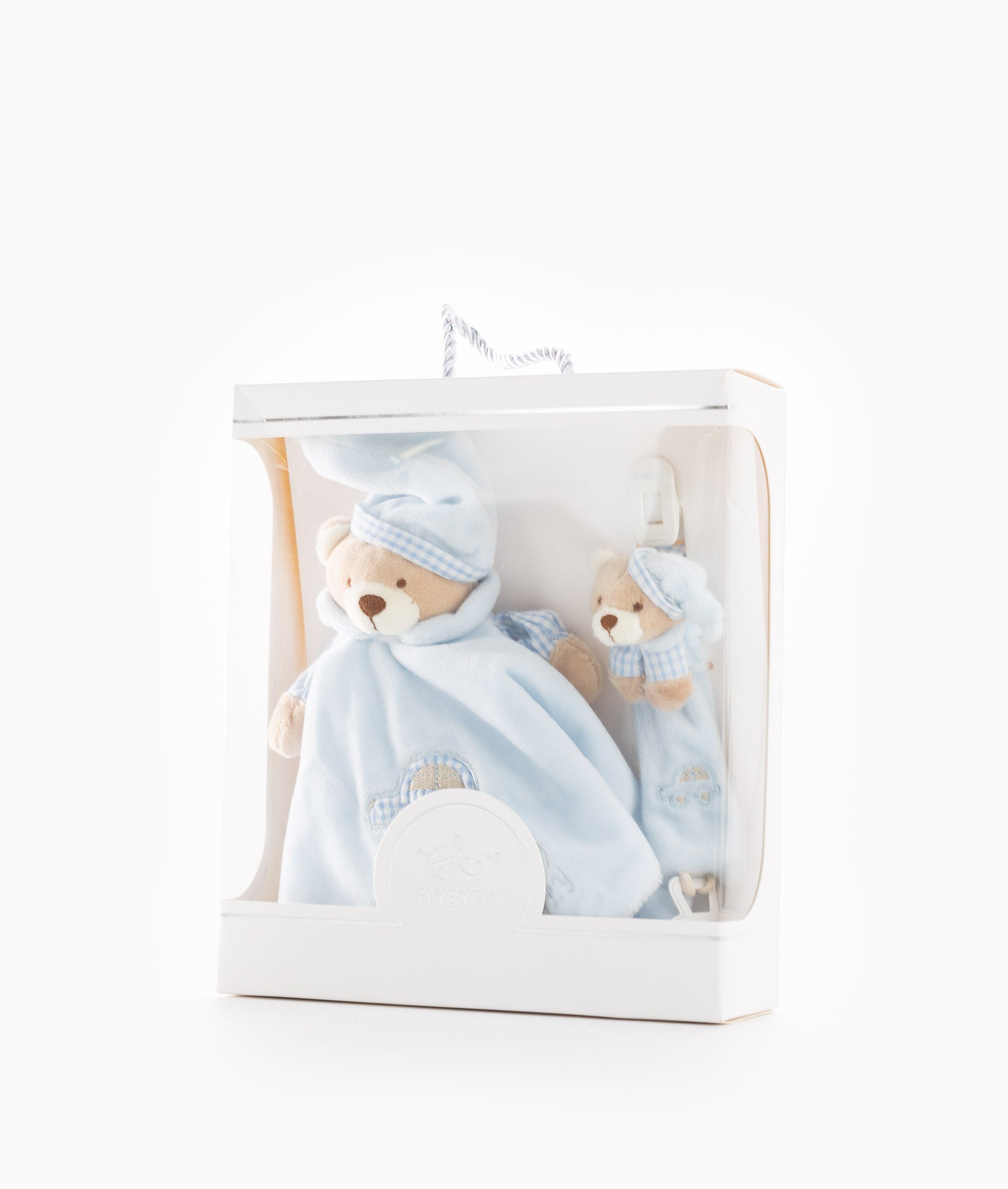 Baby Comforter Dummy Clip Set Blue