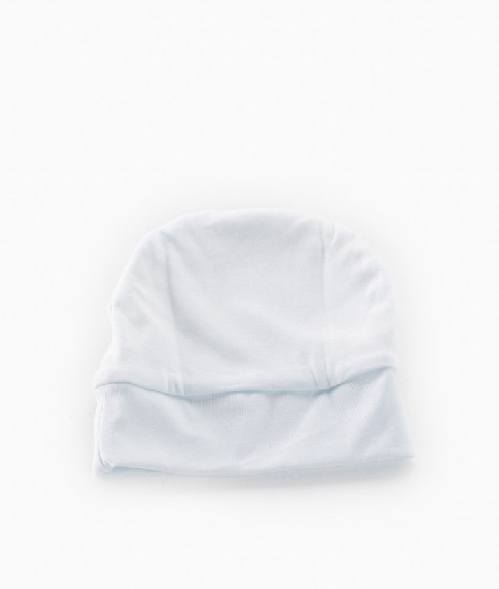 Baby Cotton Beanie - Blue