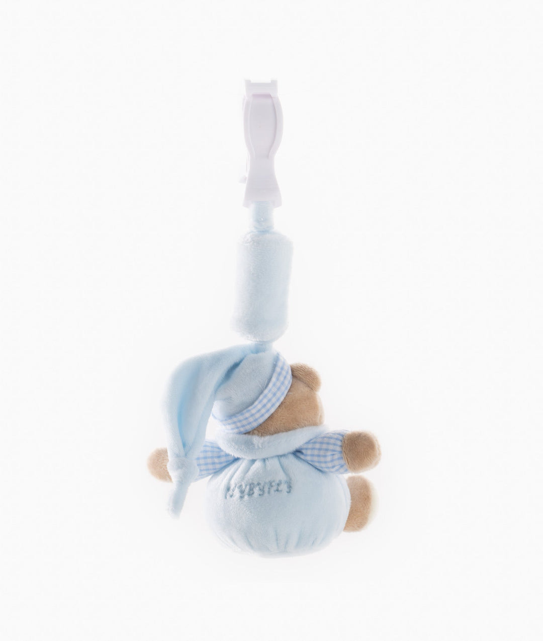 Bear Clip On Toy - Blue