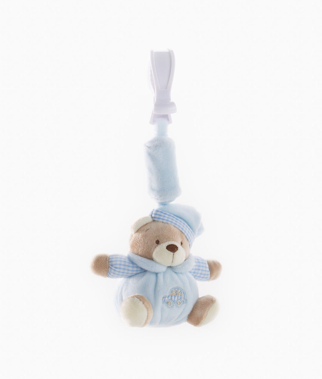 Bear Clip On Toy - Blue