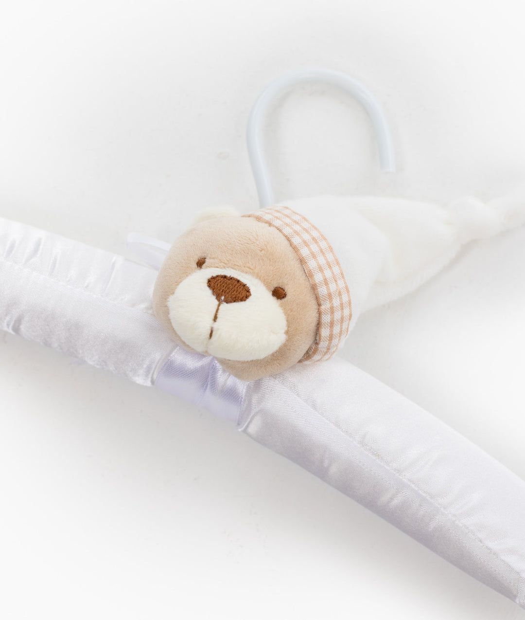 Bear Jumpsuit & Hanger Set - Beige