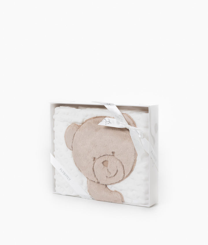 Bubble Bear Blanket - Beige