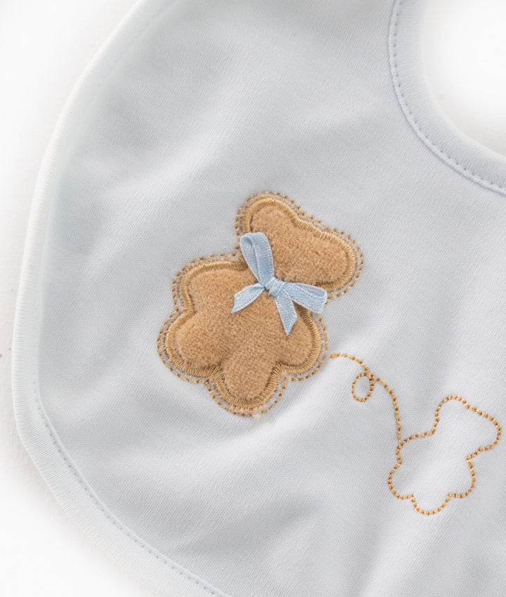 Classic Bear Bib - Blue