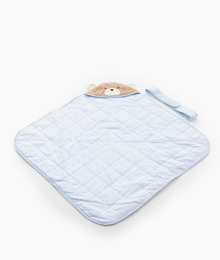 Classic Bear Swaddle - Blue