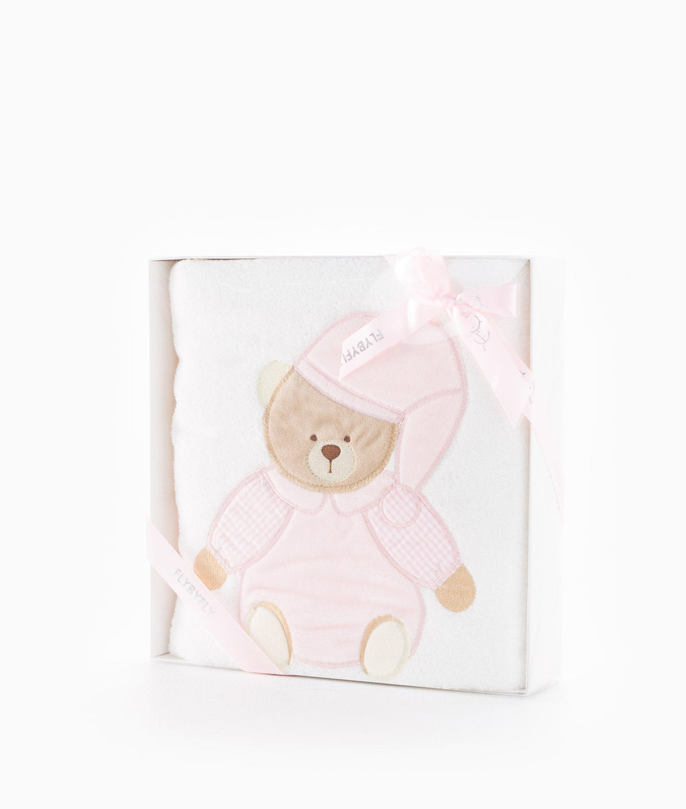 Classic Bear Towel - Pink