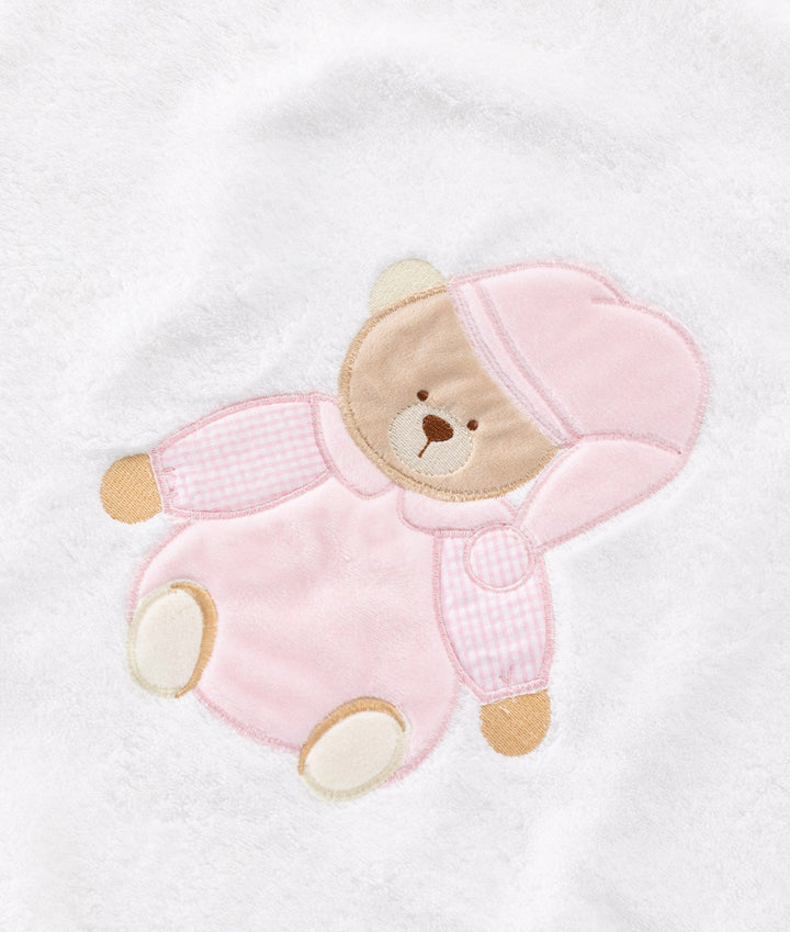 Classic Bear Towel - Pink