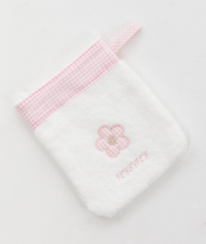 Hooded Towel with Mitt & Toy - Pink