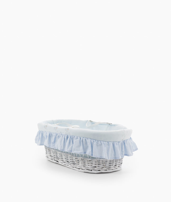 Moses Basket & Stand Set - Blue