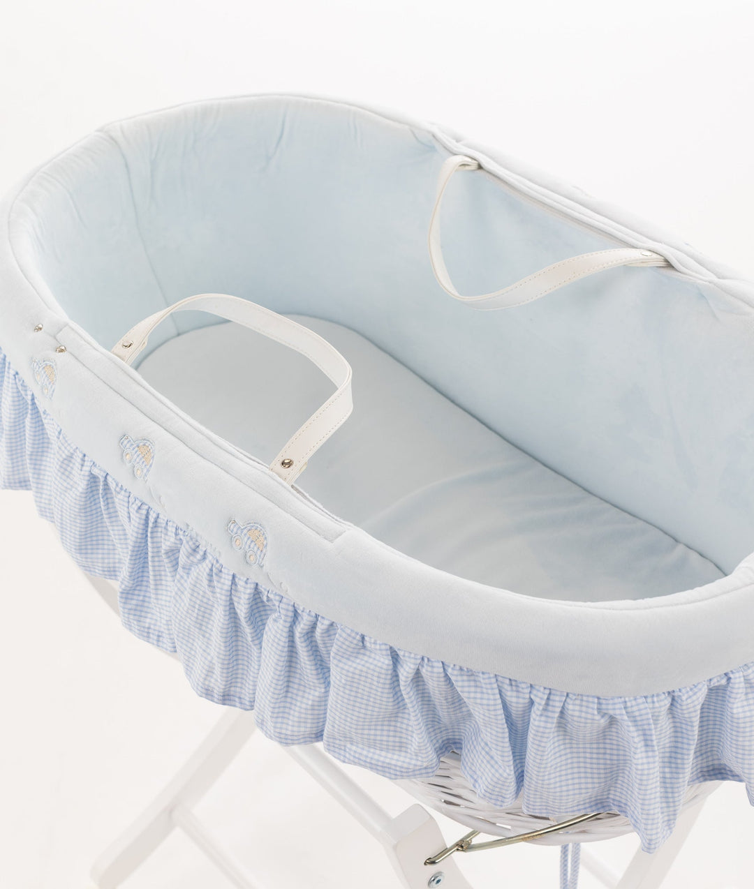 Moses Basket & Stand Set - Blue