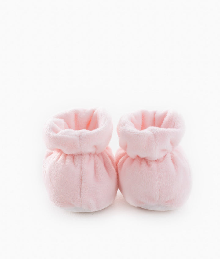 Newborn Bear Shoes - Pink