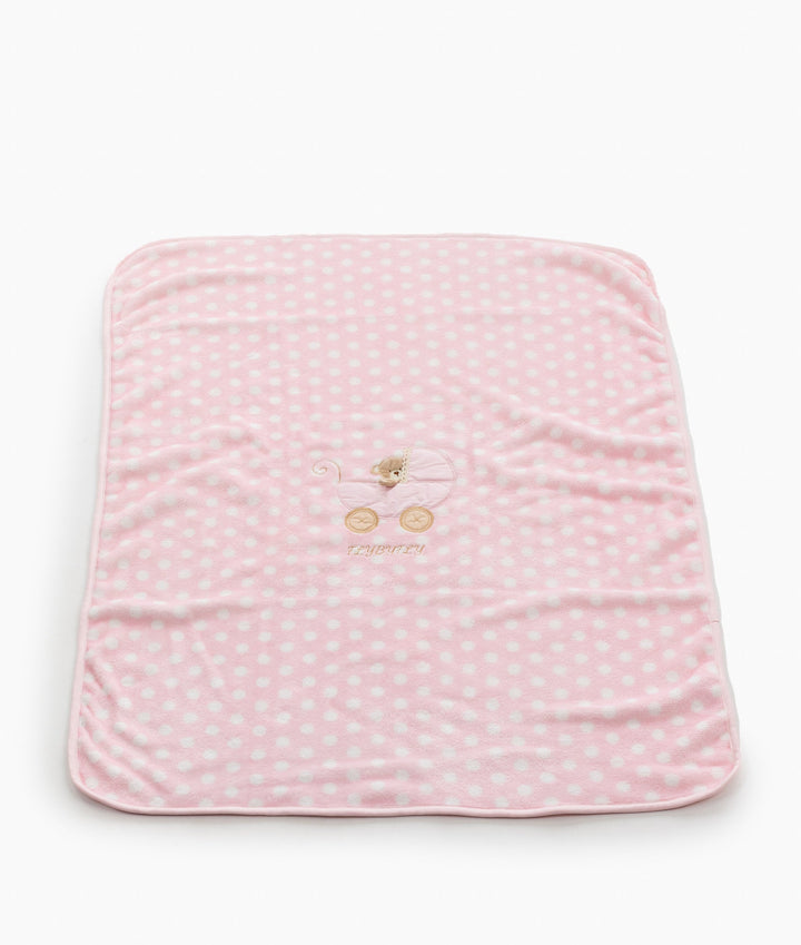 Polka Dot Blanket - Pink