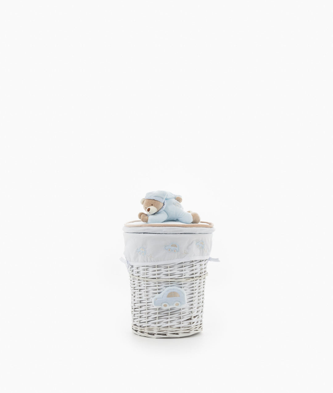 Round Laundry Basket Set - Blue