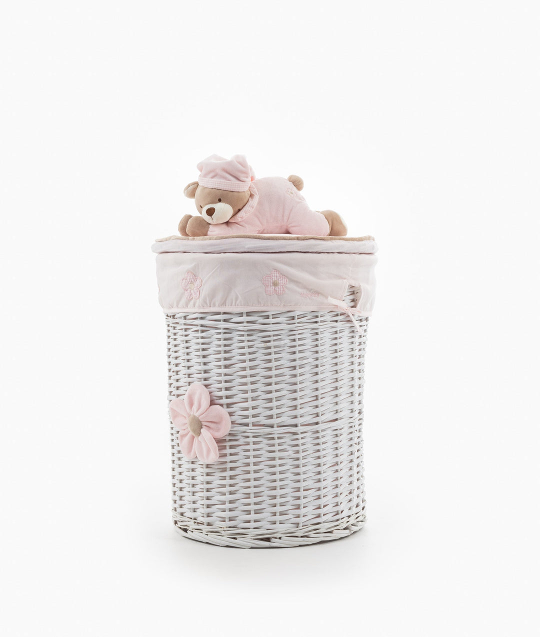 Round Laundry Basket Set - Pink