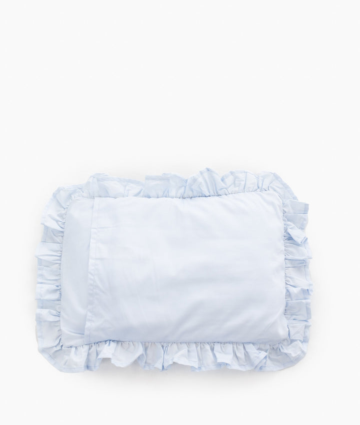 Ruffle Pillow - Blue