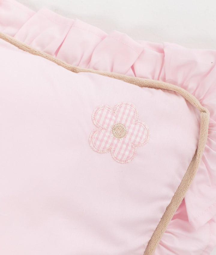 Ruffle Pillow - Pink