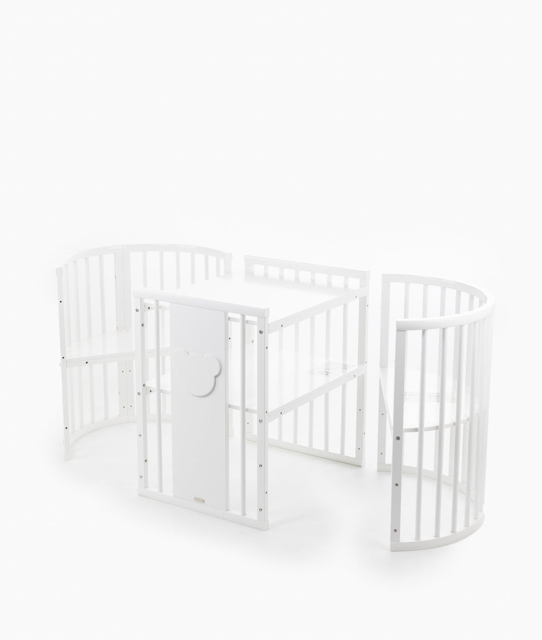 Signature Bear Cot - White