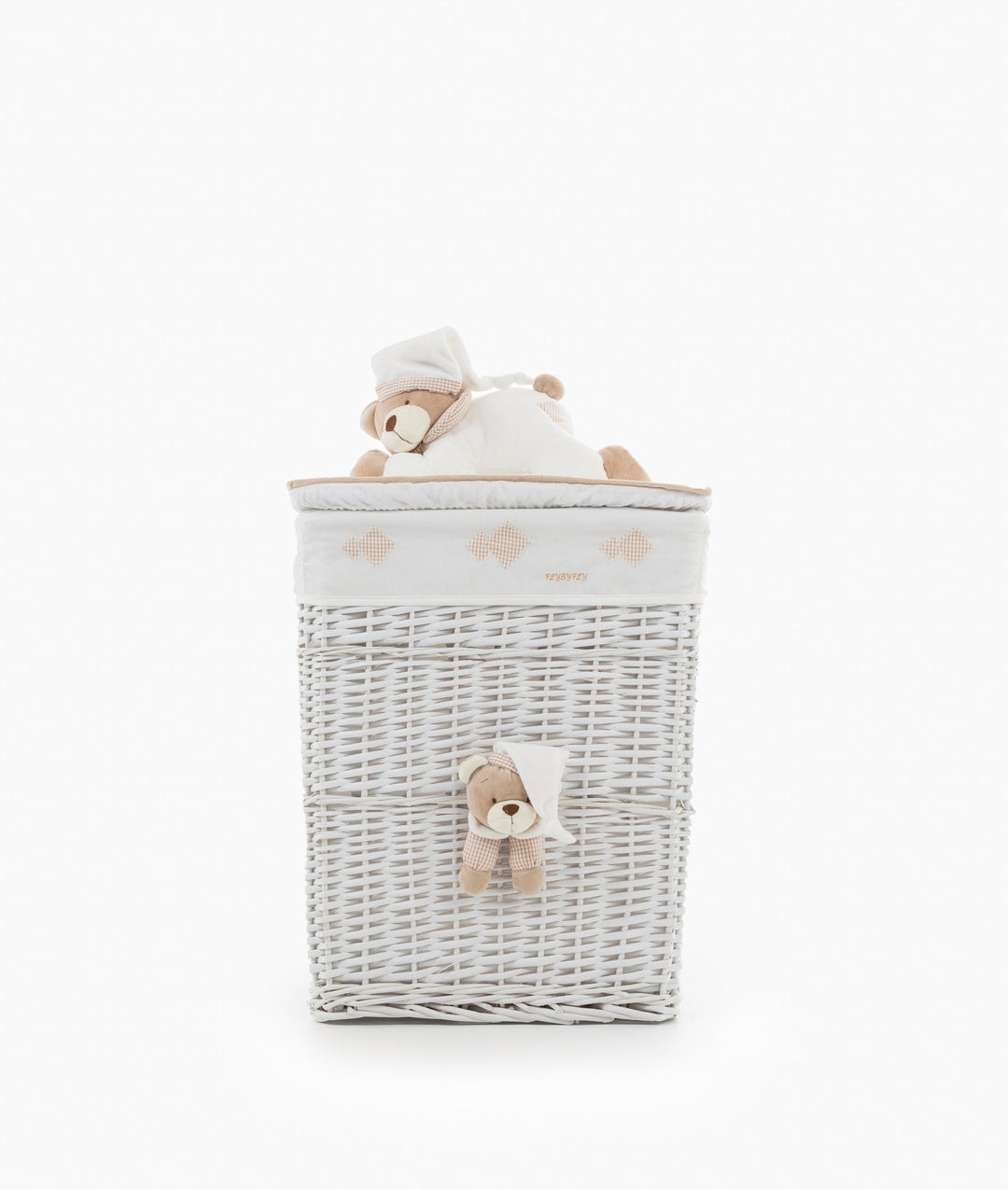 Square Laundry Basket Set - Beige