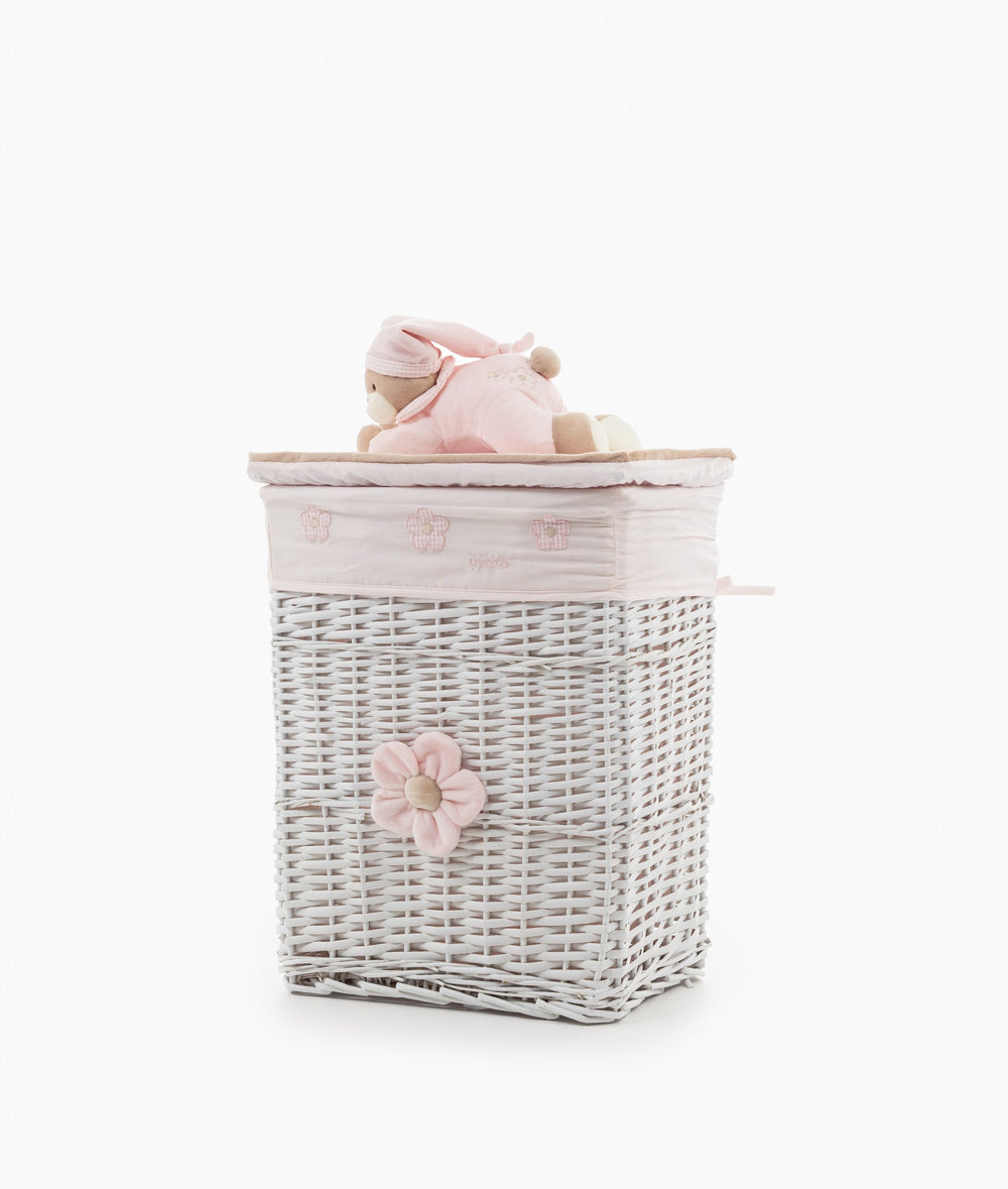 Square Laundry Basket Set - Pink